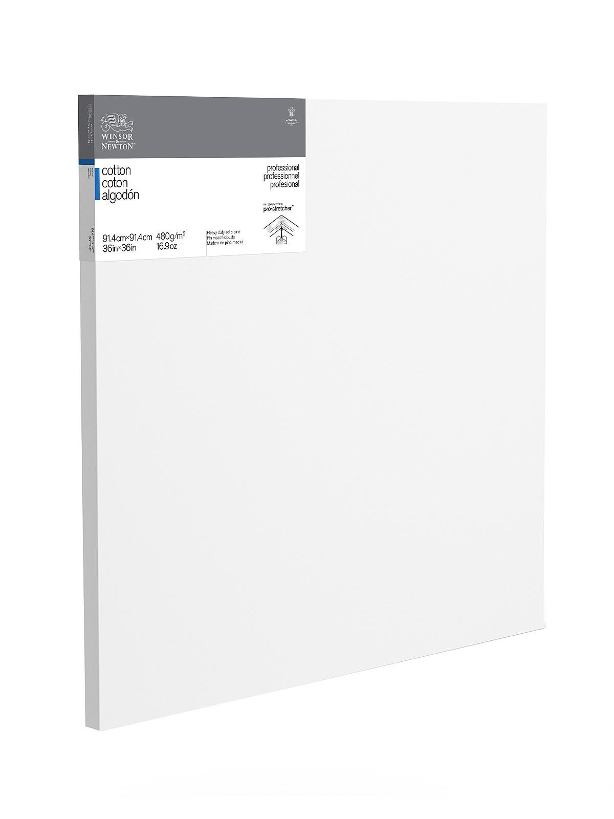 Professional Cotton Stretched Canvas Deep Edge 36 in. x 36 in.