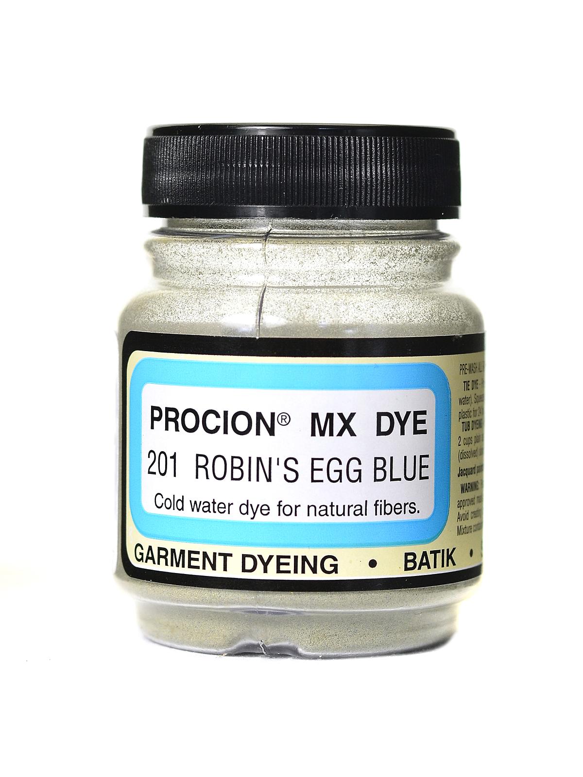 Procion MX Fiber Reactive Dye robin's egg blue 201 2 3 oz.