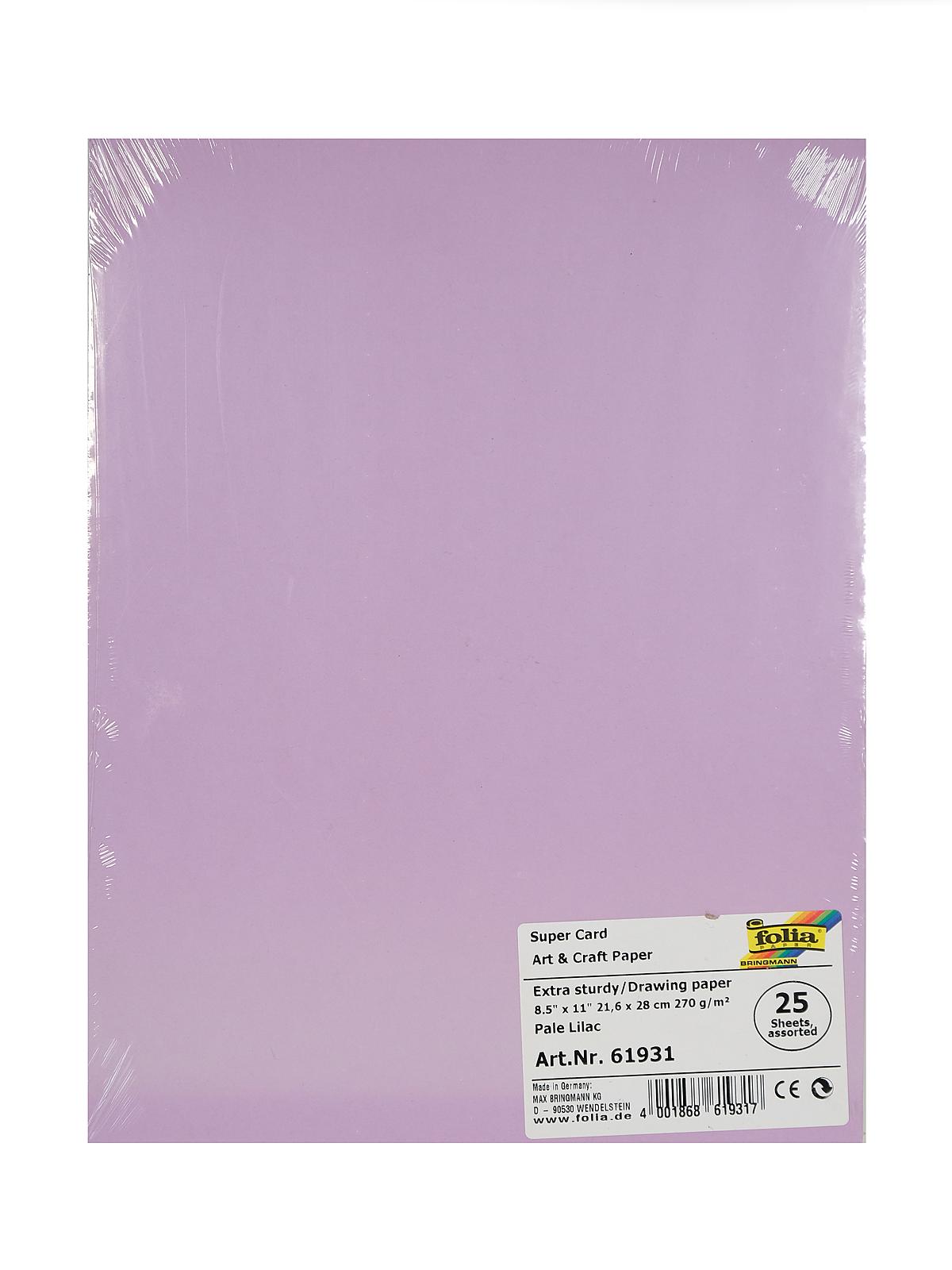 Art Card pale lilac 8.5 in. x 11 in.