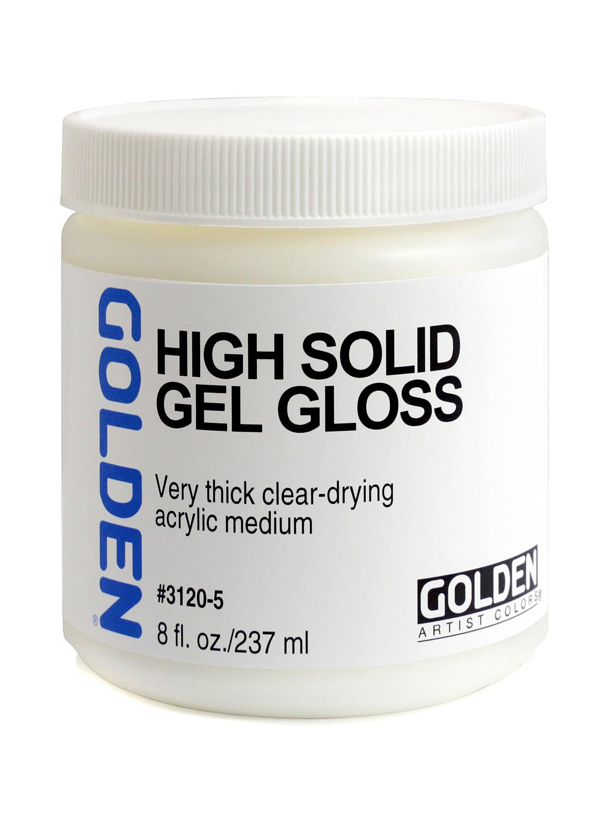 Gel Mediums high solid gloss 8 oz.