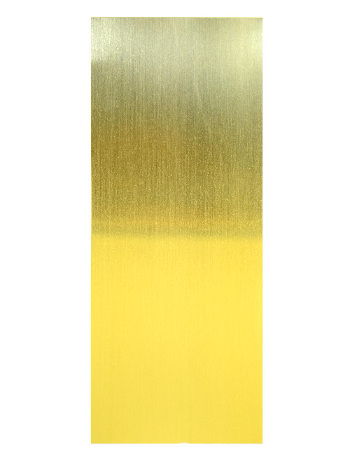 Sheet Metal .005 in. 4 in. x 10 in. brass