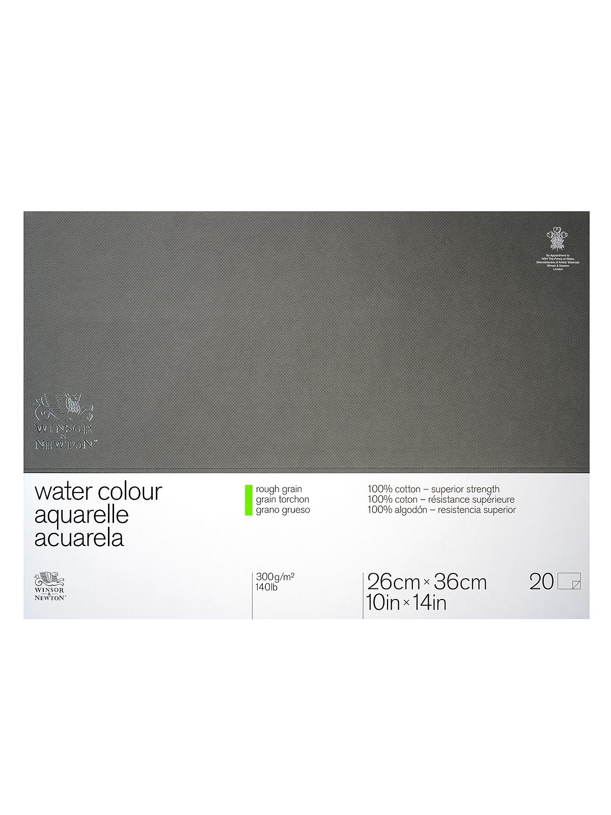 Professional Water Colour Paper Blocks 140 lb. rough 10 in. x 14 in.