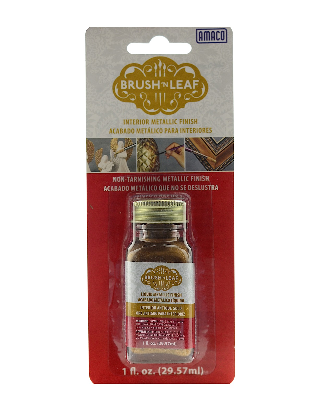 Brush 'n Leaf Interior Metallic Finishes antique gold