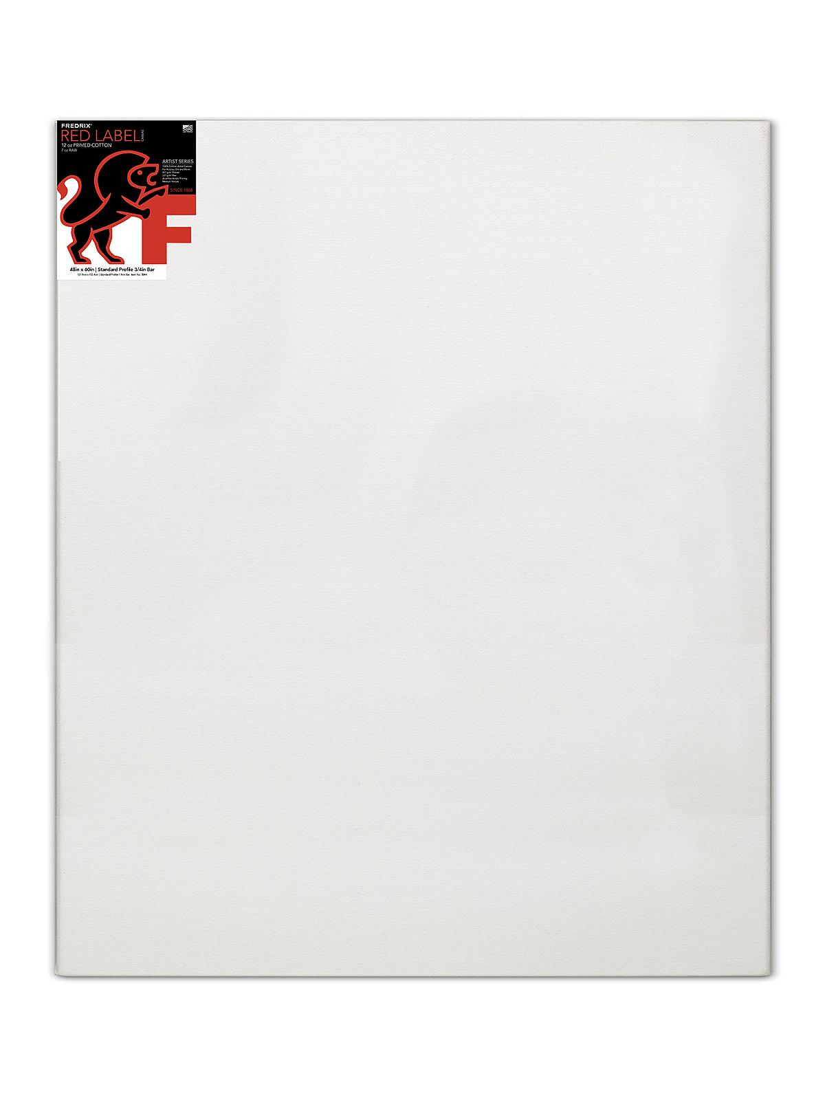 Red Label Standard Stretched Cotton Canvas 48 in. x 60 in. each