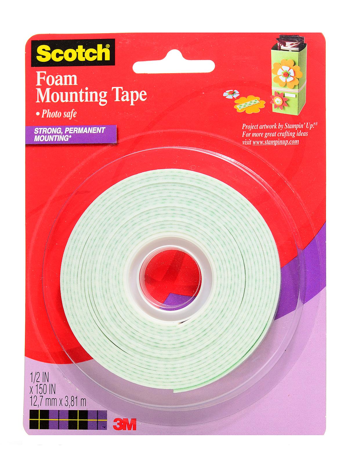 Foam Mounting Tape 1 2 In. X 150 In. Roll 4013-CFT