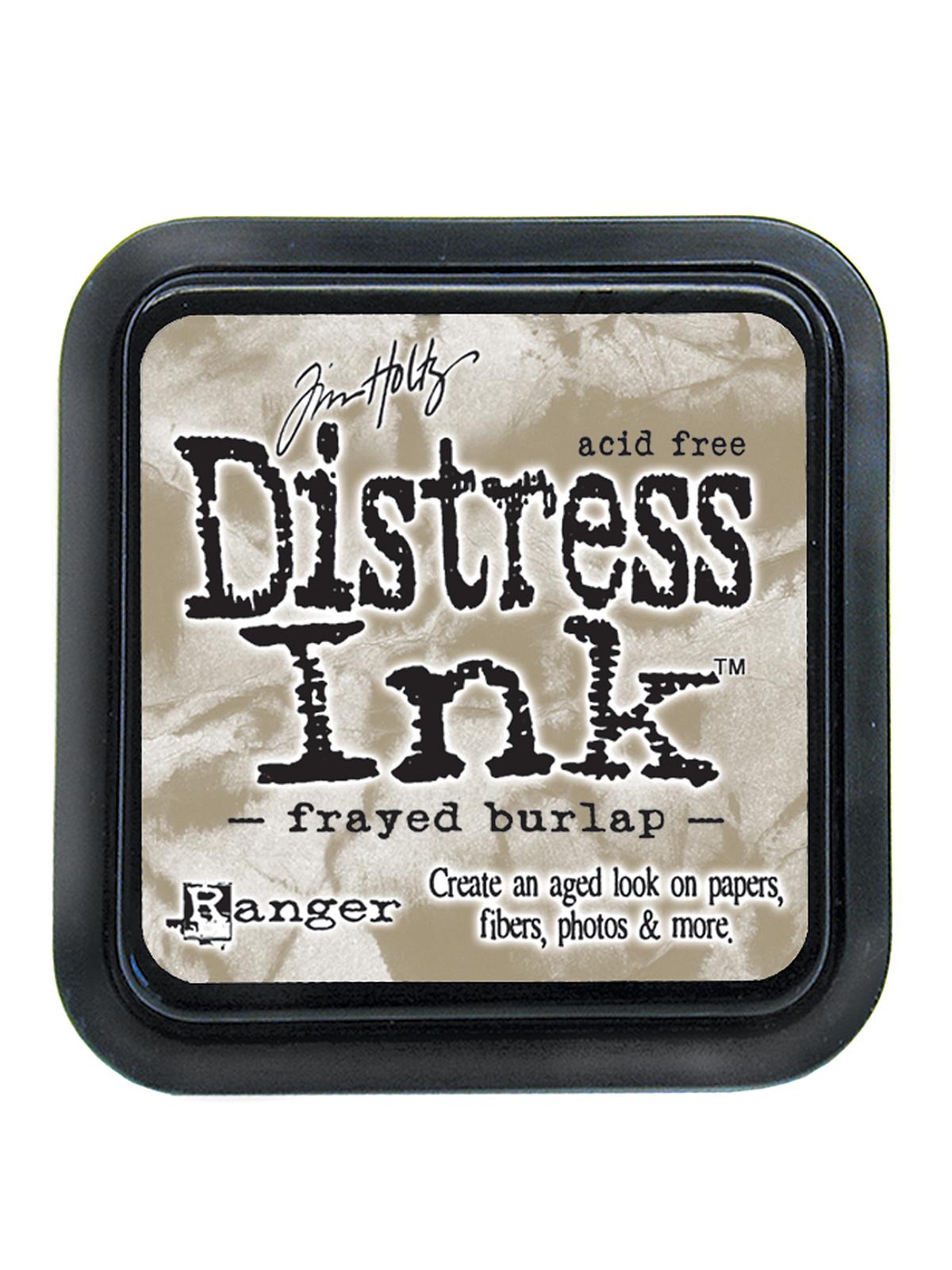 Tim Holtz Distress Ink frayed burlap pad