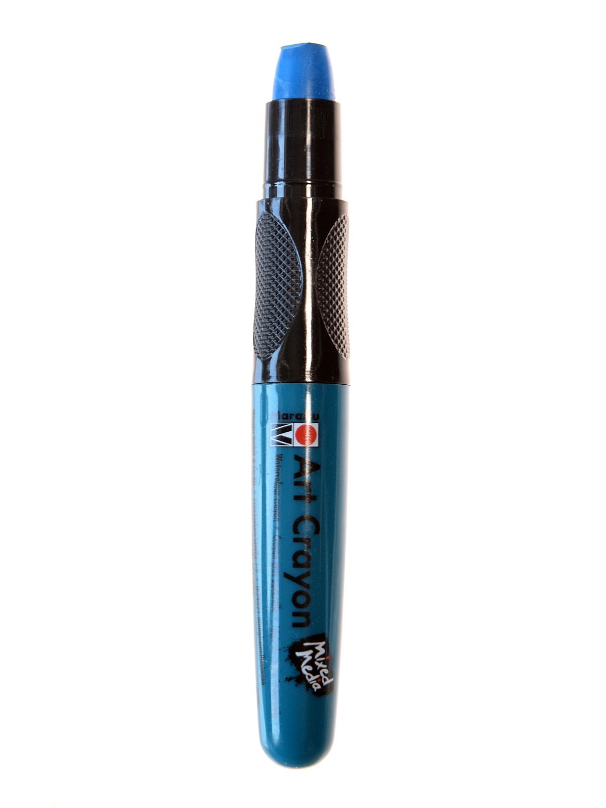 Art Crayon aqua green