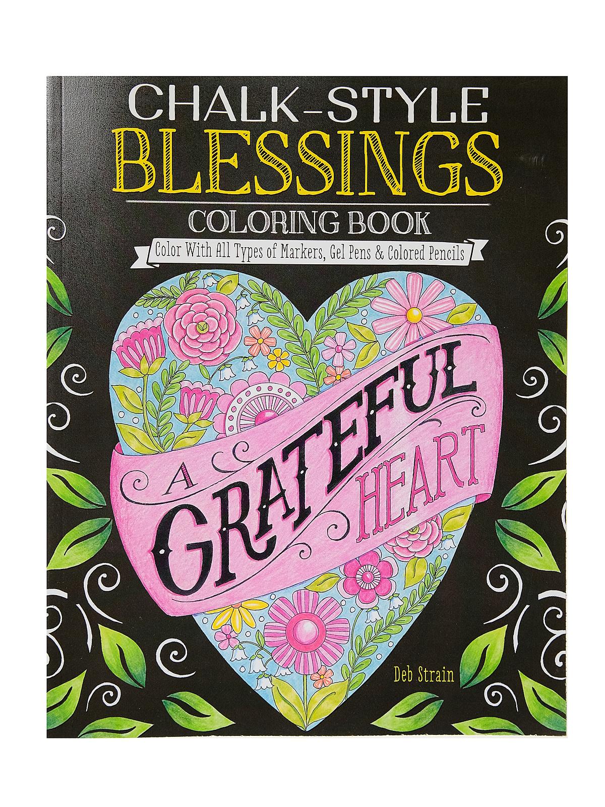 Chalk-Style Coloring Blessings