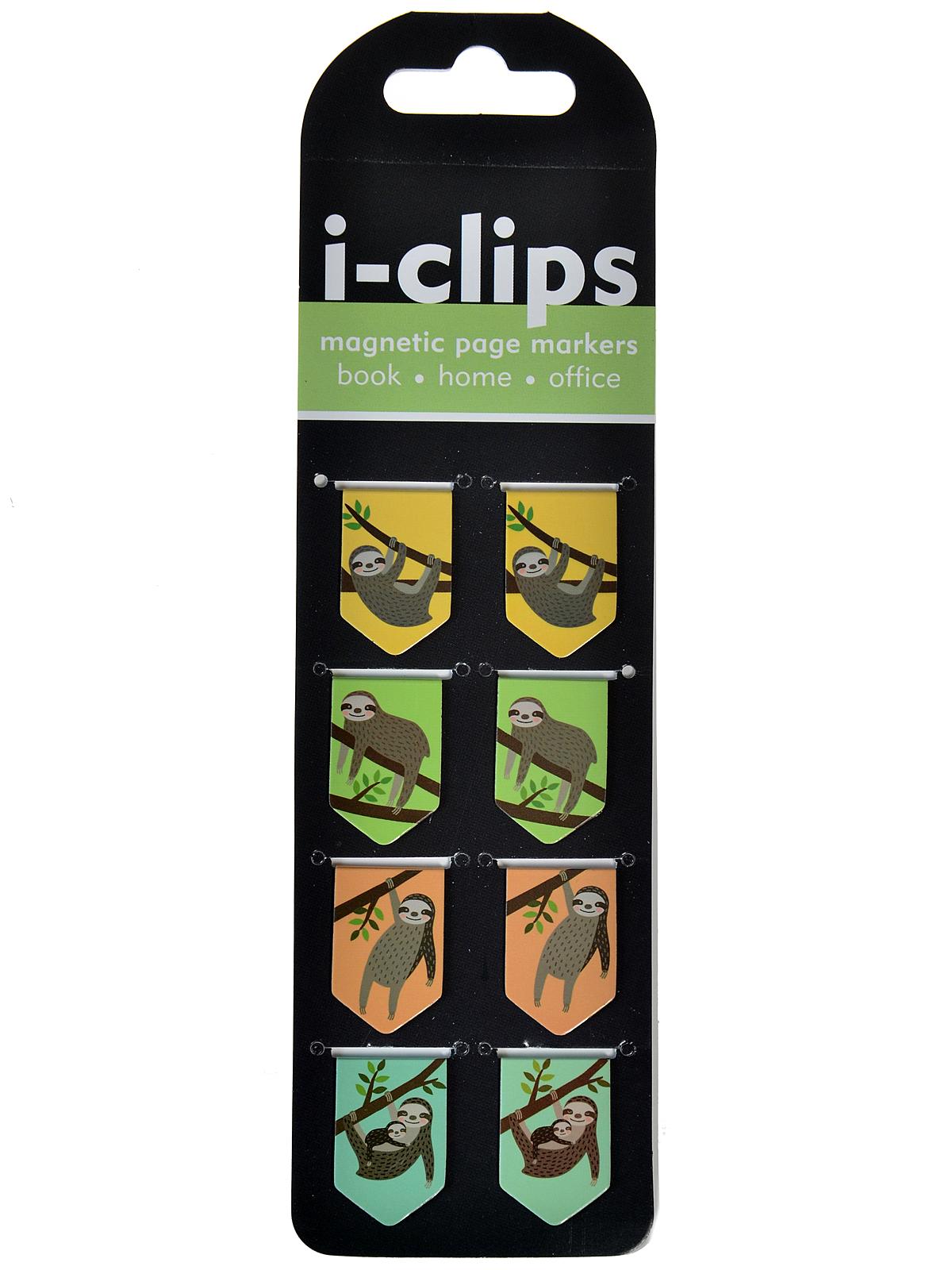 i-Clips Magnetic Page Markers Sloths