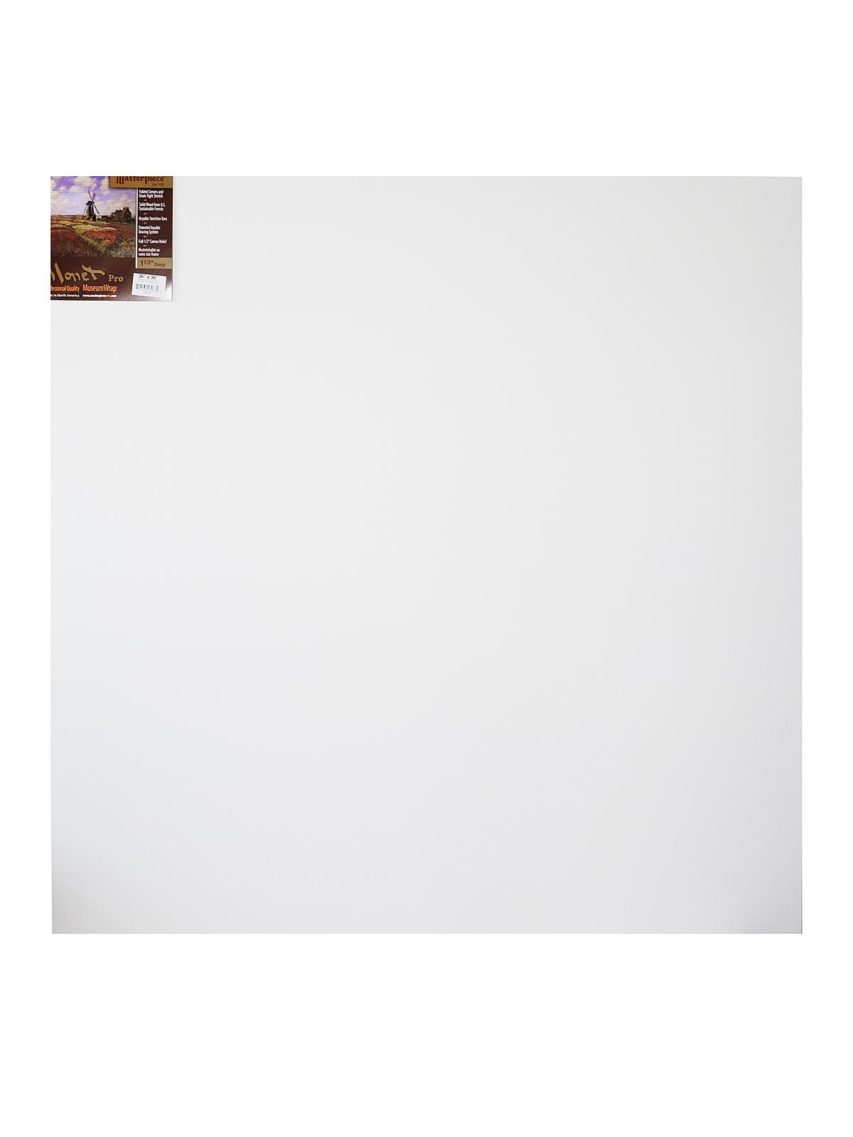 Monet Pro Monterey Stretched Cotton Canvas 36 in. x 36 in. each