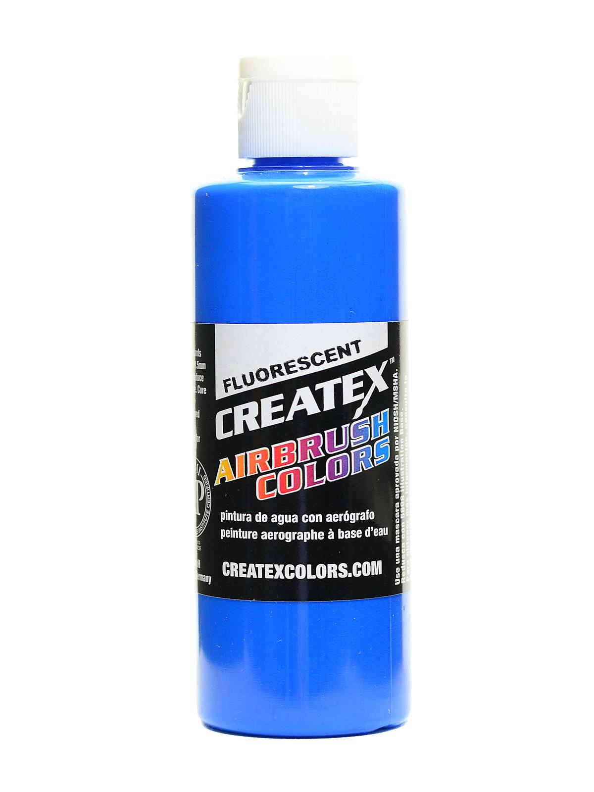 Airbrush Colors fluorescent blue 4 oz.