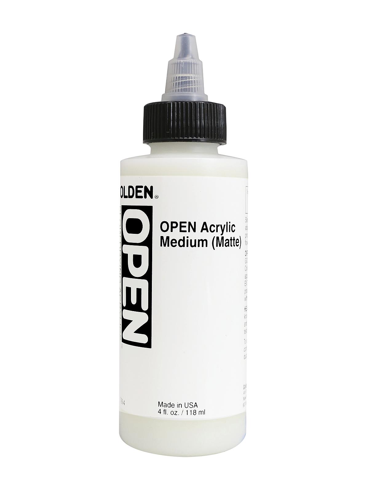 OPEN Acrylic Mediums Medium Matte 4 Oz.