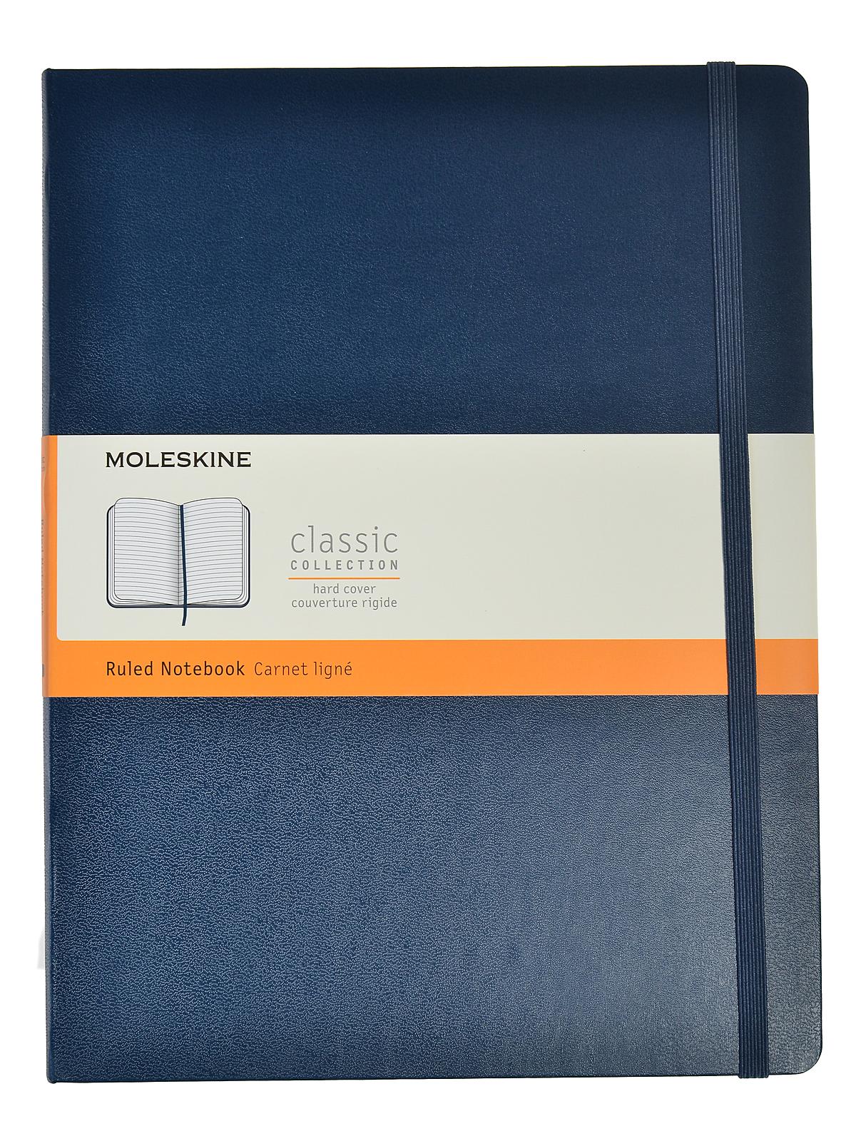 Classic Hard Cover Notebooks sapphire blue 7 1 2 in. x 9 3 4 in. 192 pages, lined