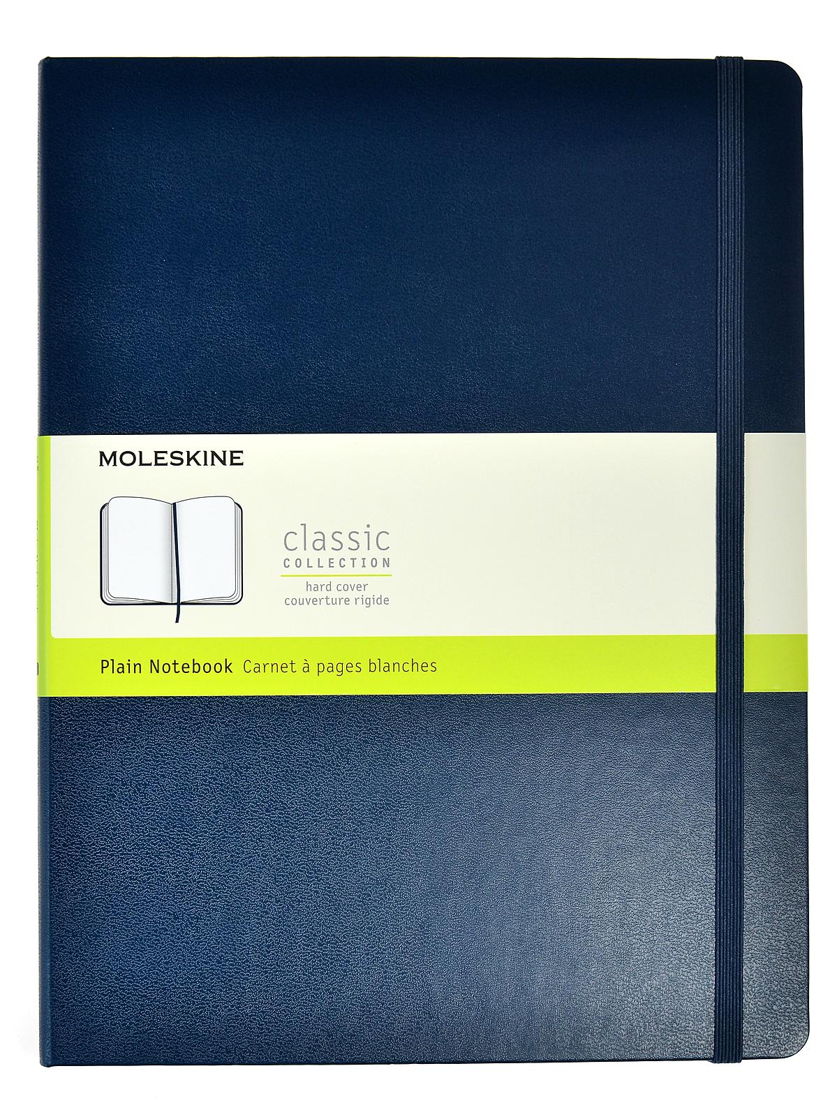Classic Hard Cover Notebooks sapphire blue 7 1 2 in. x 9 3 4 in. 192 pages, unlined