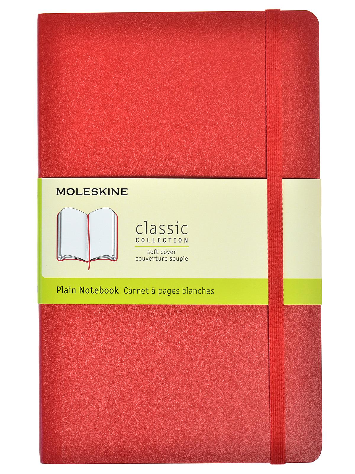 Classic Soft Cover Notebooks Red 5 In. X 8 1 4 In. 192 Pages, Unlined