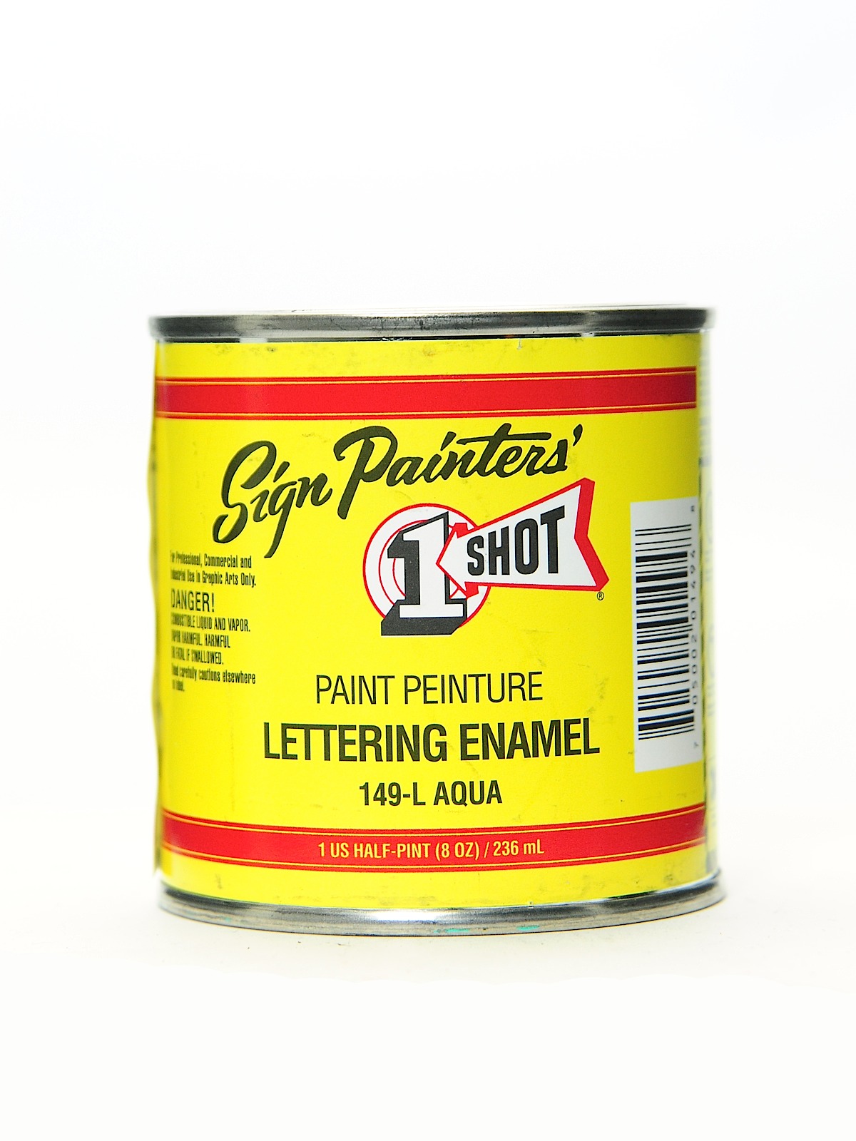 Lettering Enamel aqua half pint 149L