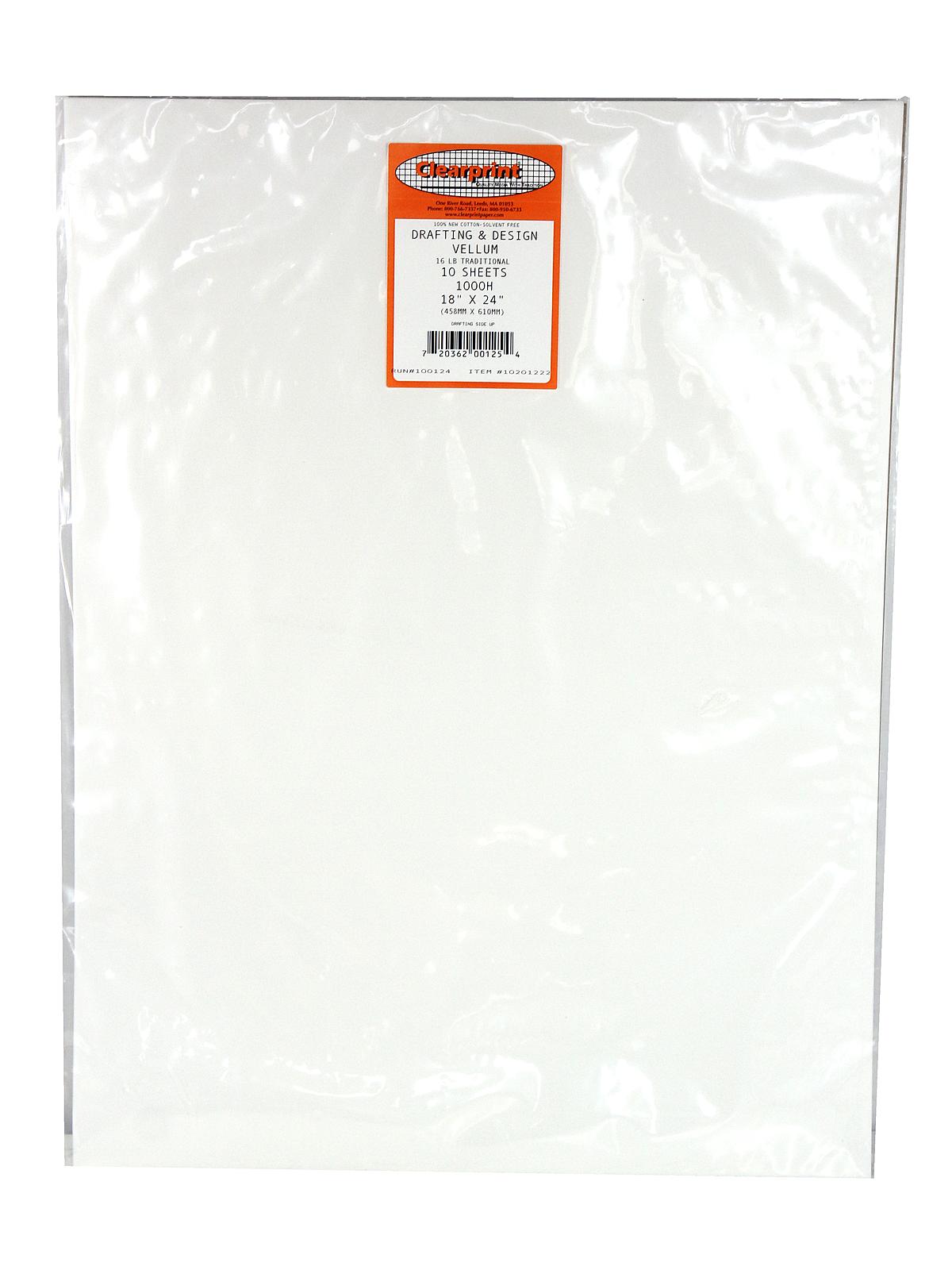 Design Vellum no. 1000H 18 in. x 24 in. pack of 10