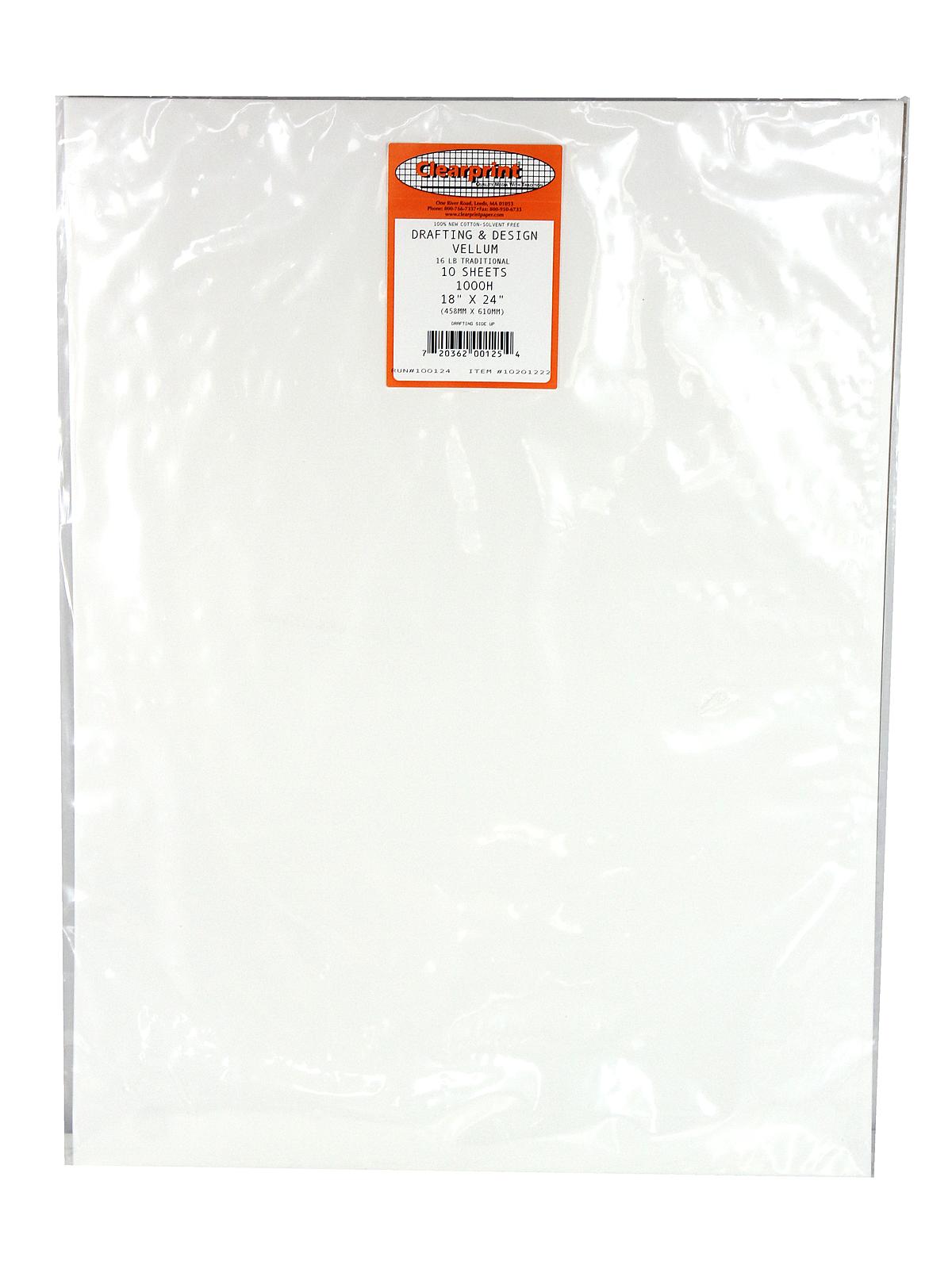 Design Vellum No. 1000h 18 In. X 24 In. Pack Of 10