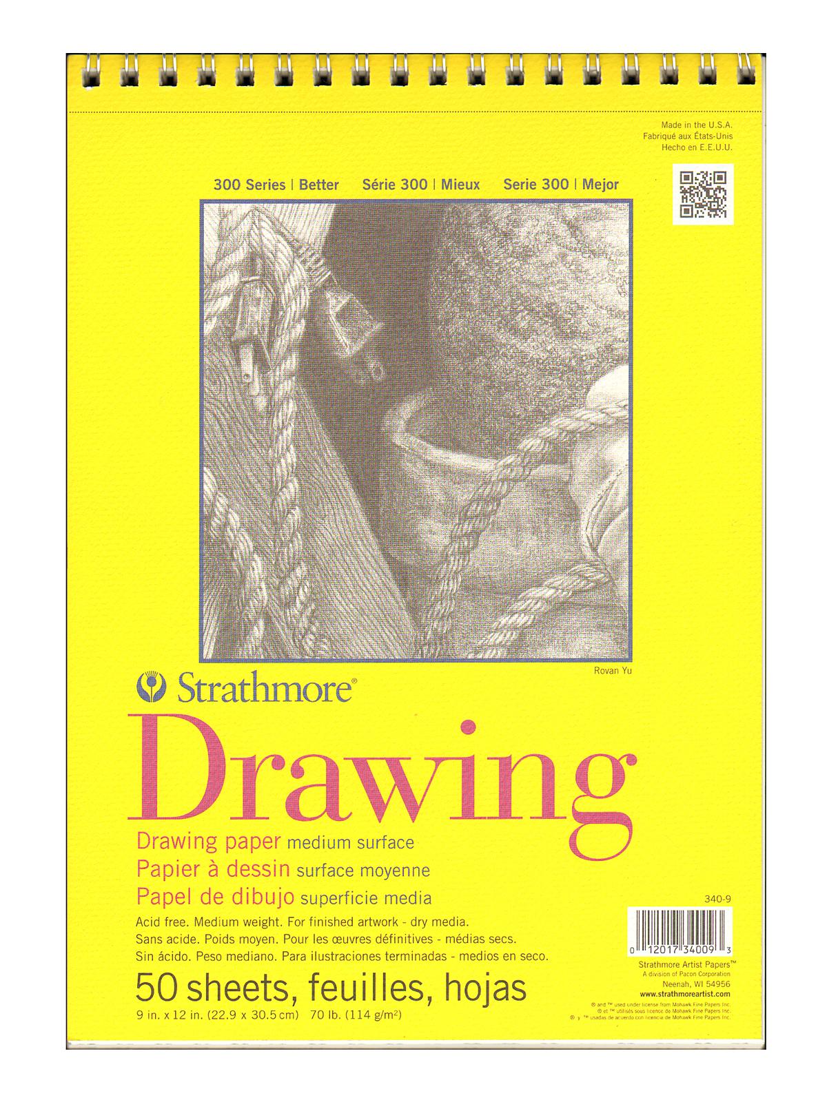 300 Series Drawing Paper Pads 9 in. x 12 in.
