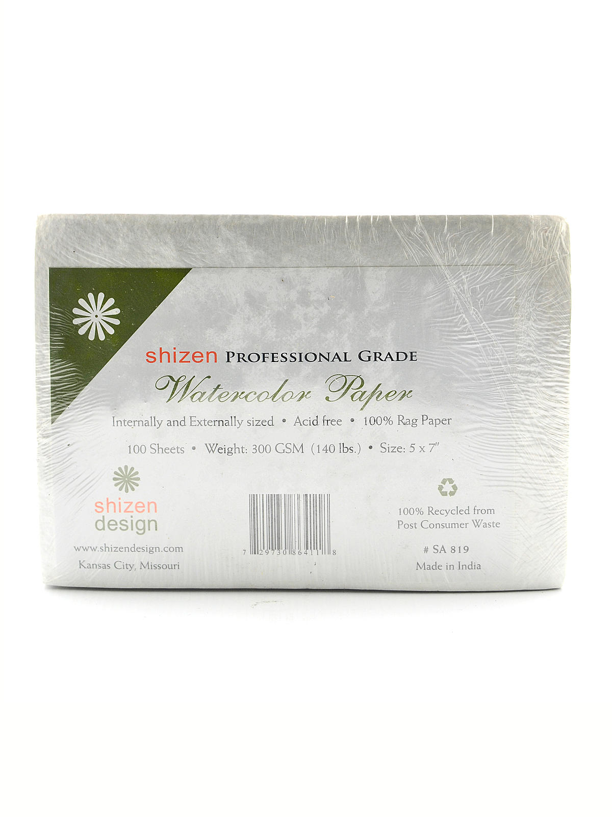 Professional Grade Watercolor Paper 5 in. x 7 in. cold press pack of 100