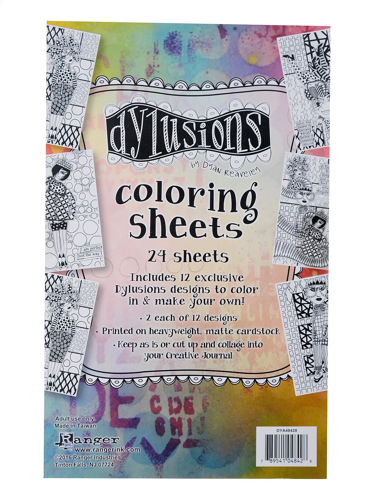 Dylusions Colouring Sheets collection 1