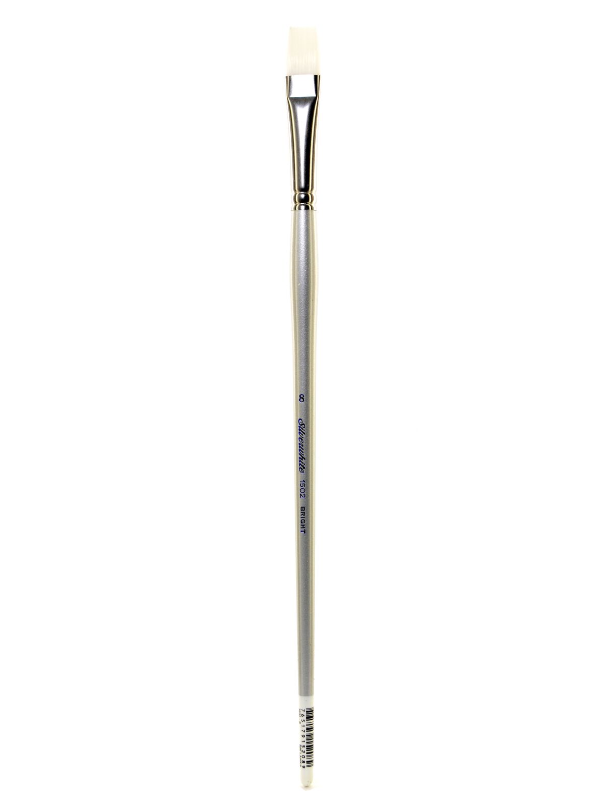 Silverwhite Series Synthetic Brushes Long Handle 8 bright