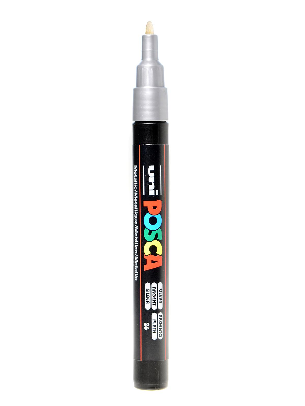 Paint Markers PC-3M fine silver