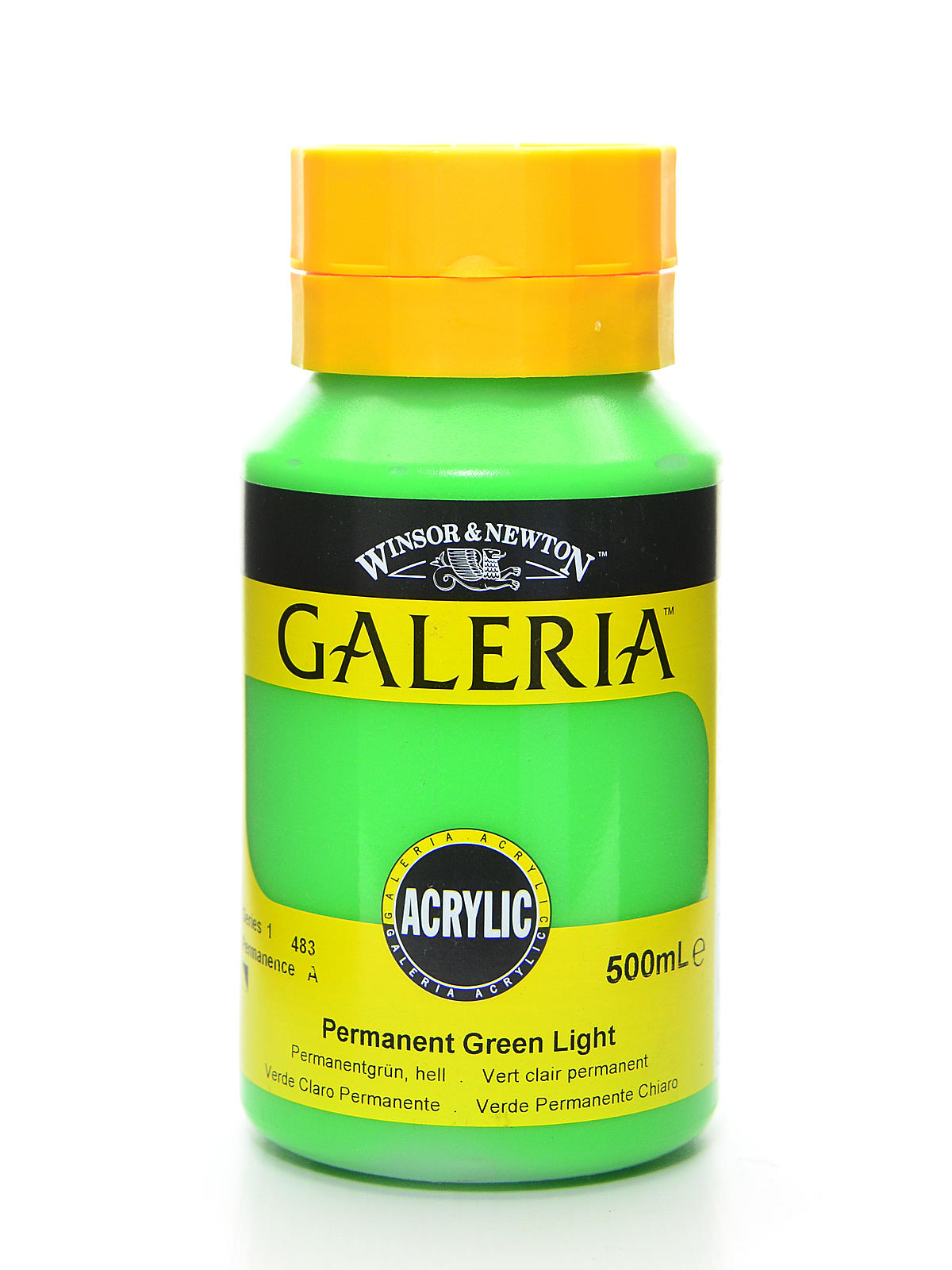 Galeria Flow Formula Acrylic Colours permanent green light 500 ml 483