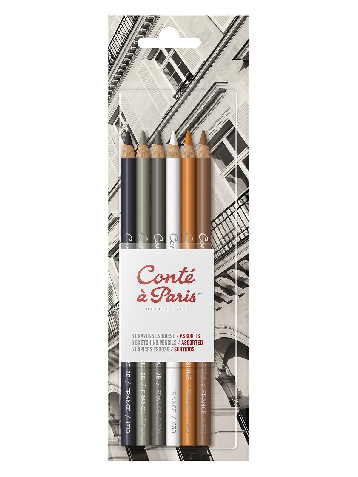 Pencil Sets Sketching Set Of 6