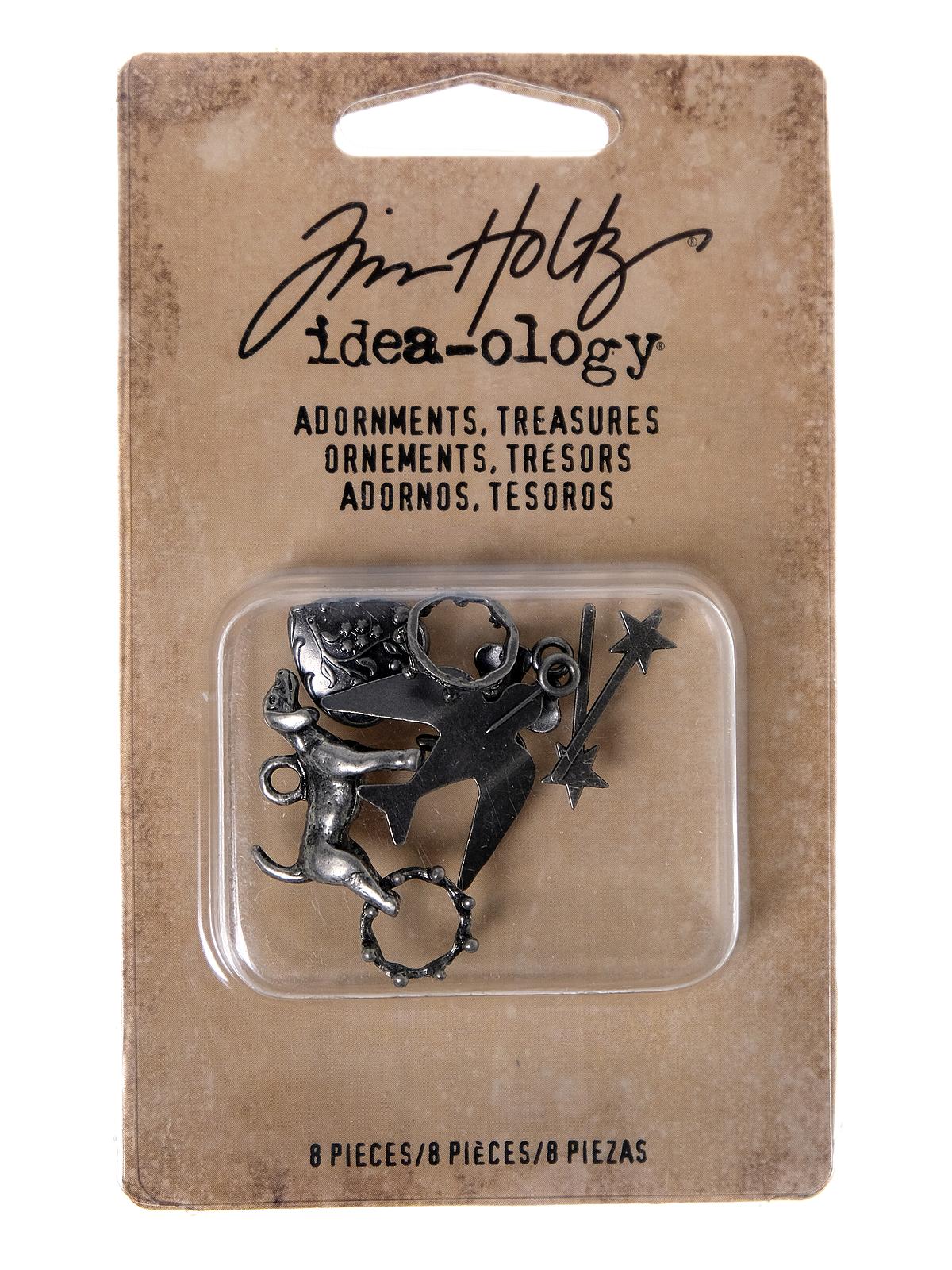 Idea-ology Findings Treasures Adornment Charms Pack Of 8