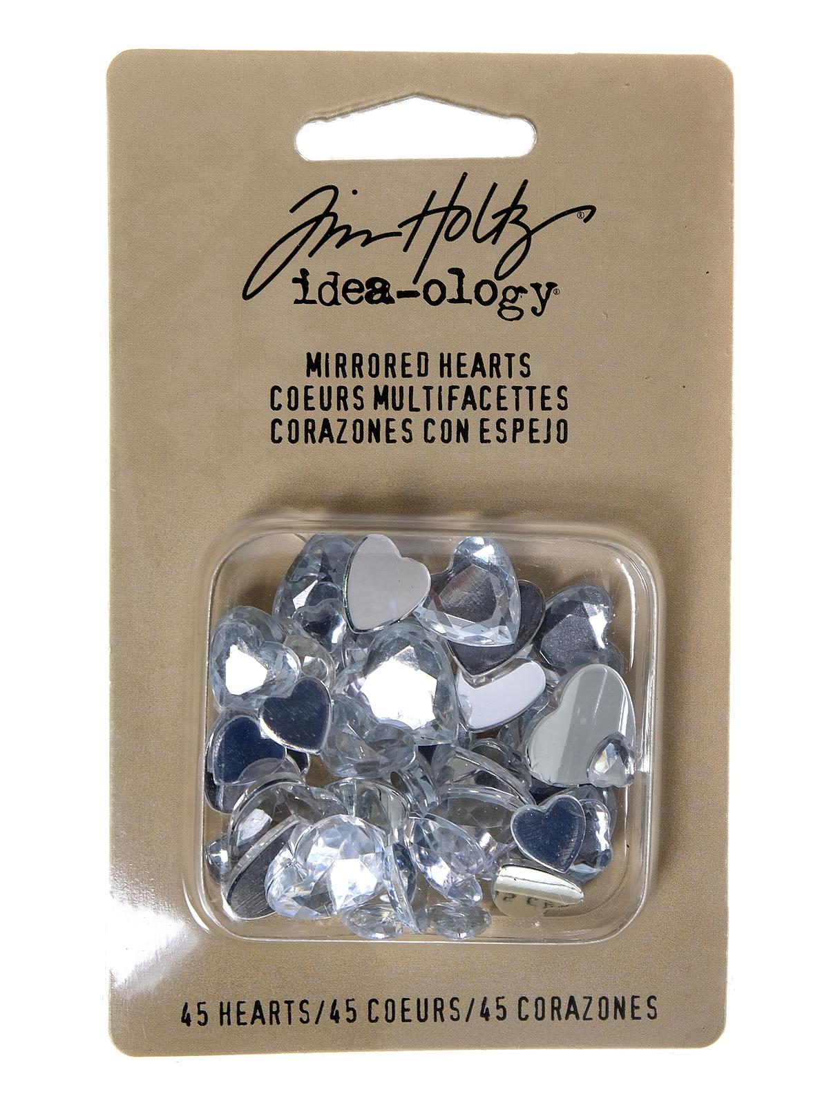 Idea-ology Findings Mirrored Hearts Pack Of 45