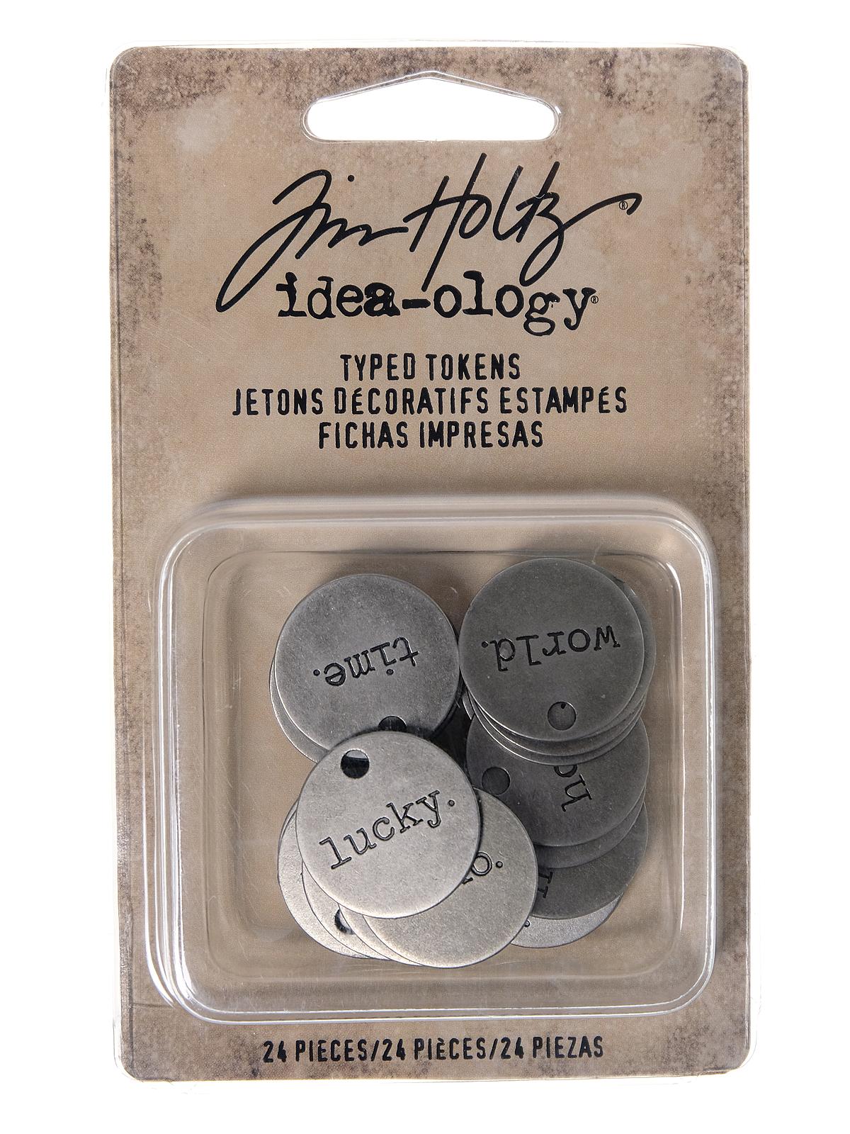 Idea-ology Findings Typed Tokens Pack Of 24