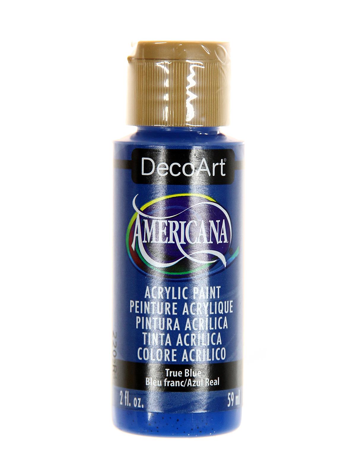 Americana Acrylic Paints true blue 2 oz.