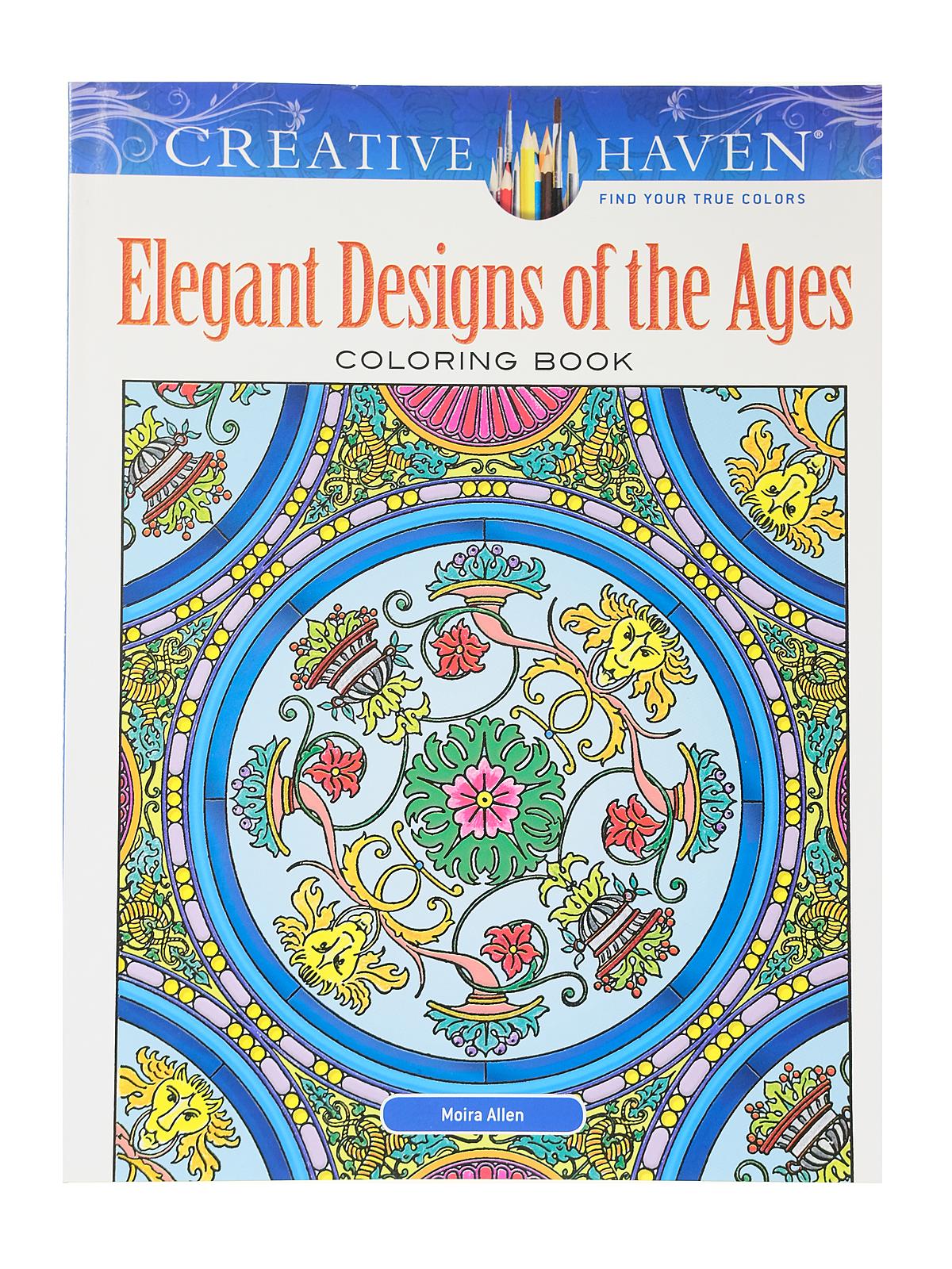 Creative Haven Coloring Books Elegant Designs of the Ages