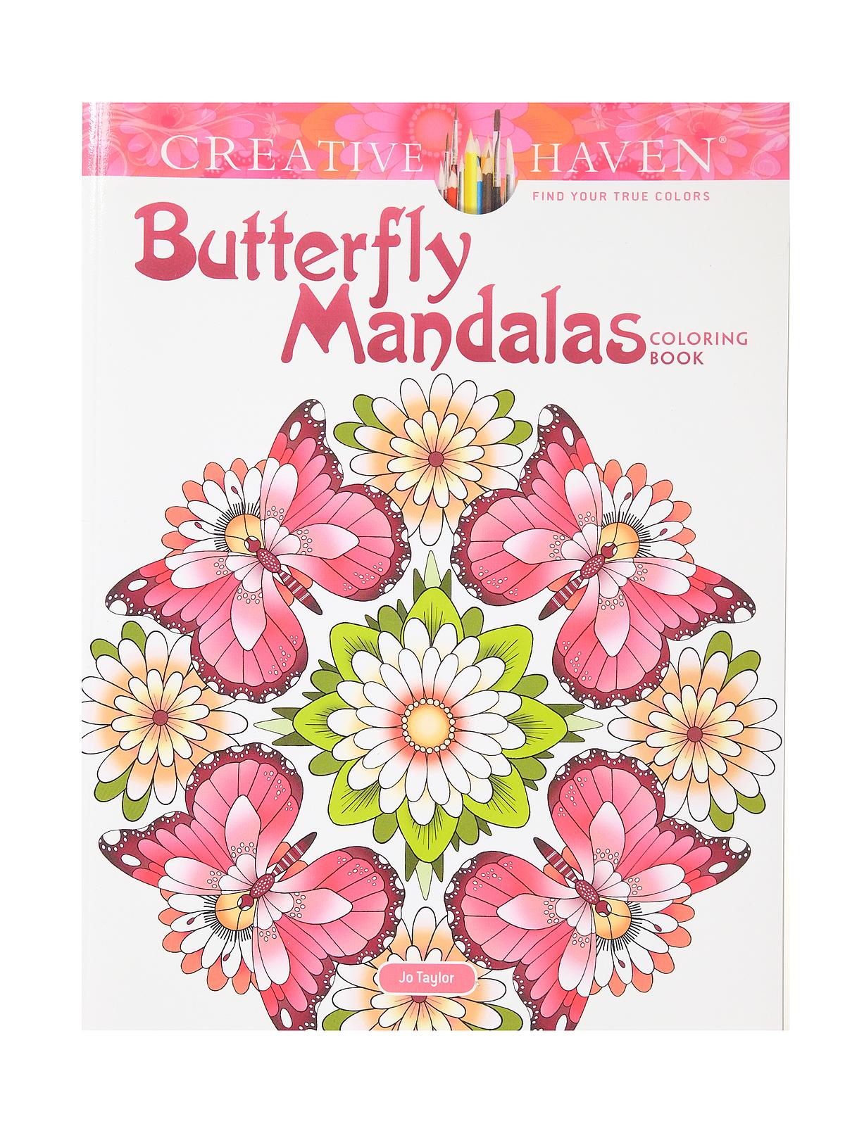 Creative Haven Coloring Books Butterfly Mandalas