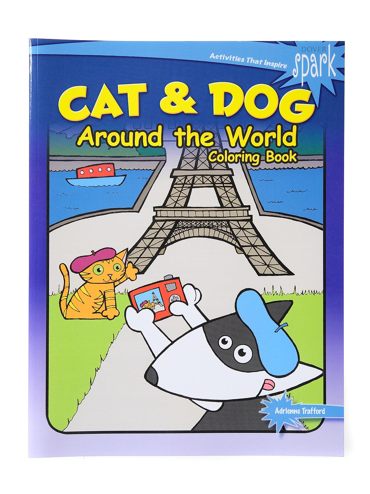 Spark Coloring Books Cat & Dog Around the World