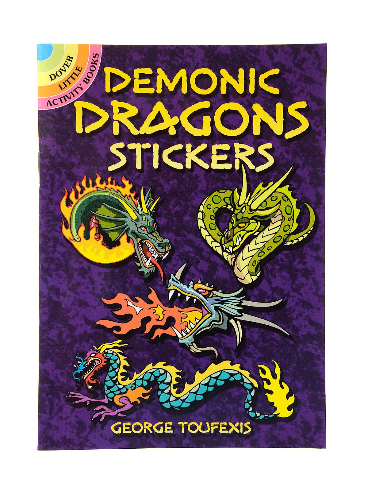 Little Activity Book Demonic Dragons Stickers