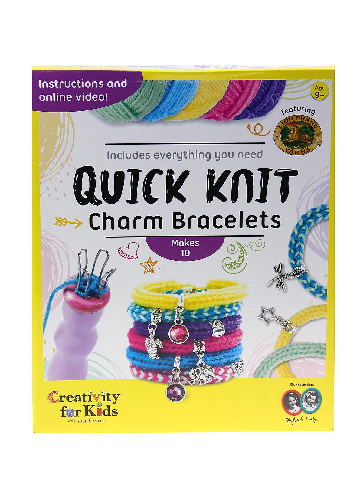 Quick Knit Charm Bracelets Kit
