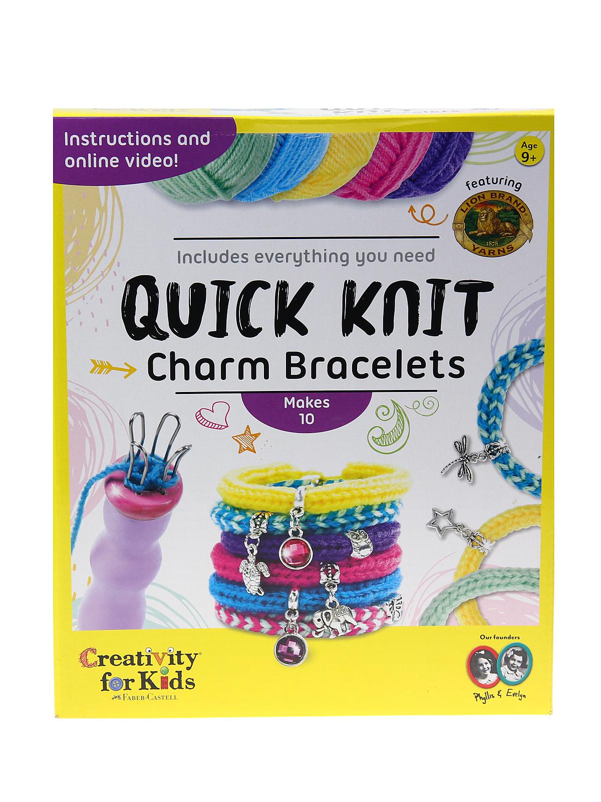 Quick Knit Charm Bracelets kit