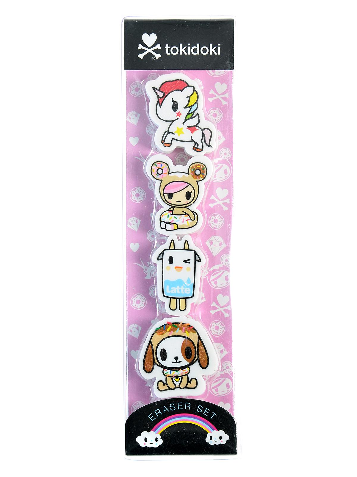 Tokidoki eraser set