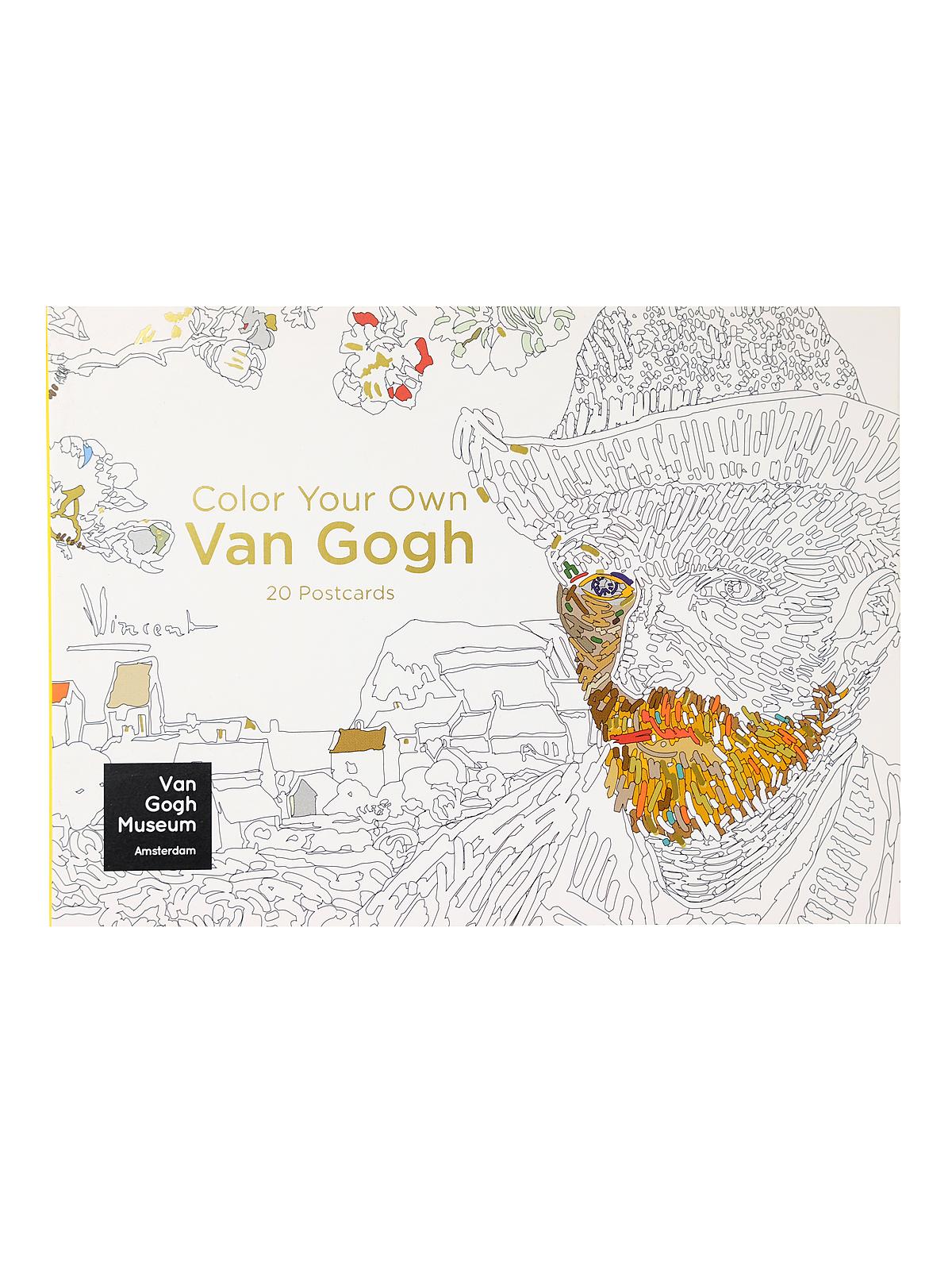 Color Your Own Postcards Van Gogh
