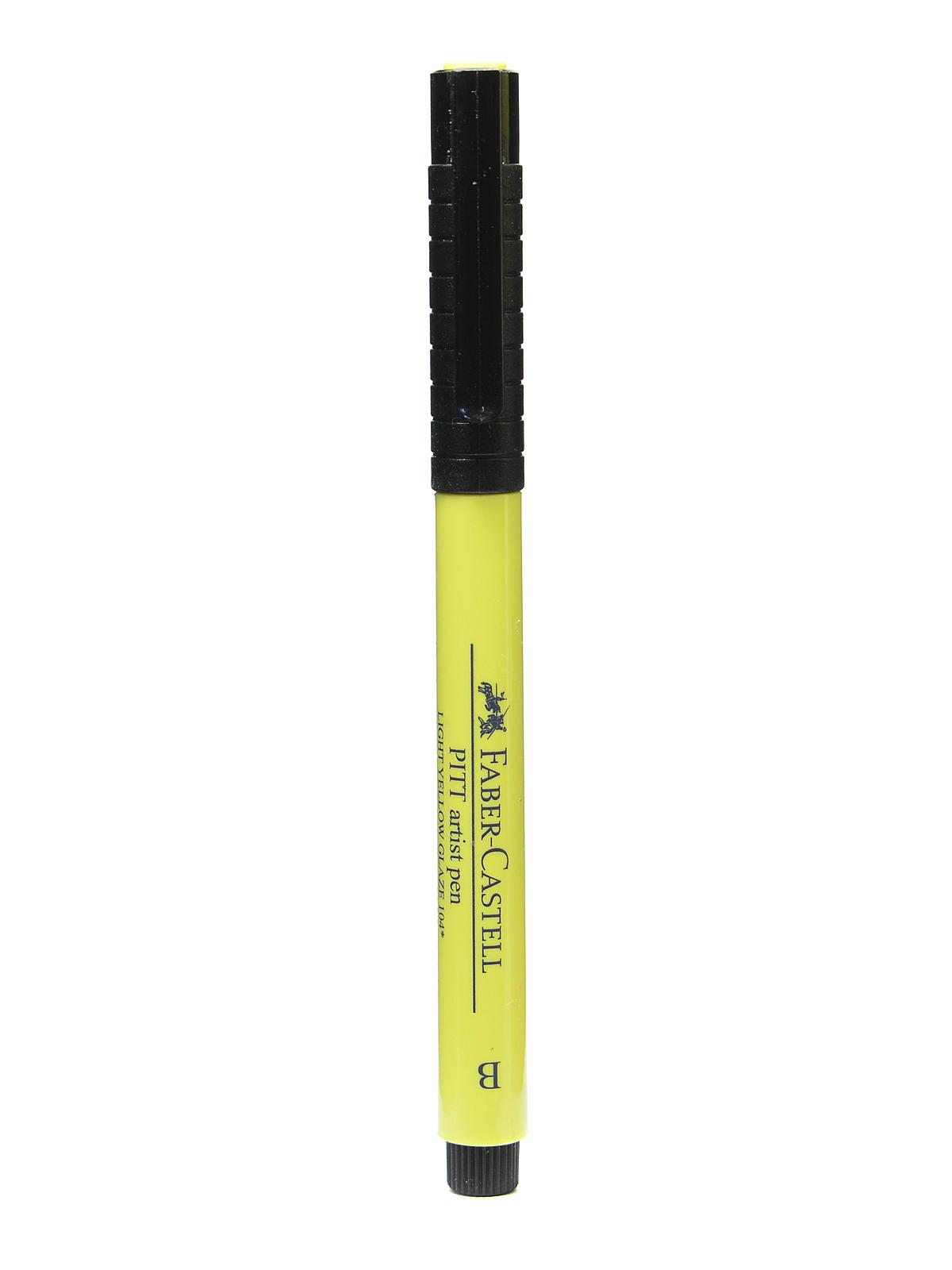 Pitt Artist Pens Light Yellow Glaze Brush 104