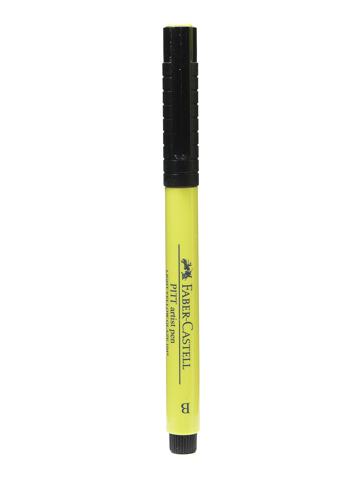 Pitt Artist Pens light yellow glaze brush 104