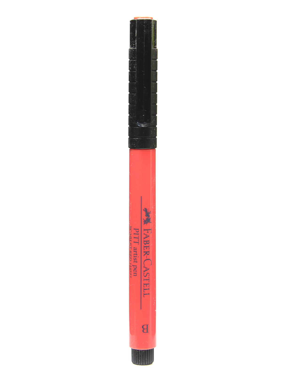 Pitt Artist Pens scarlet red brush 118