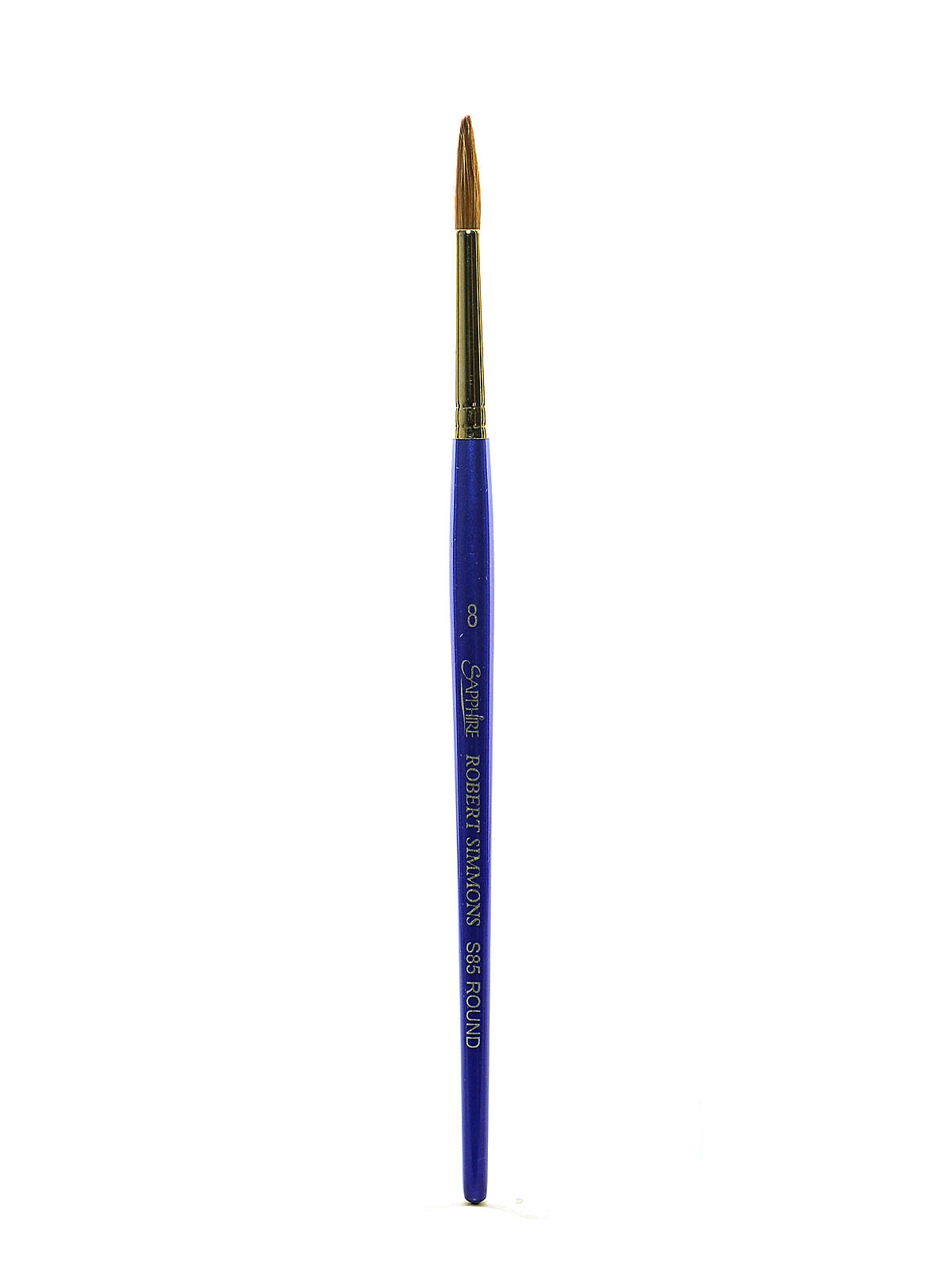 Sapphire Series Synthetic Brushes Short Handle 8 Round S85