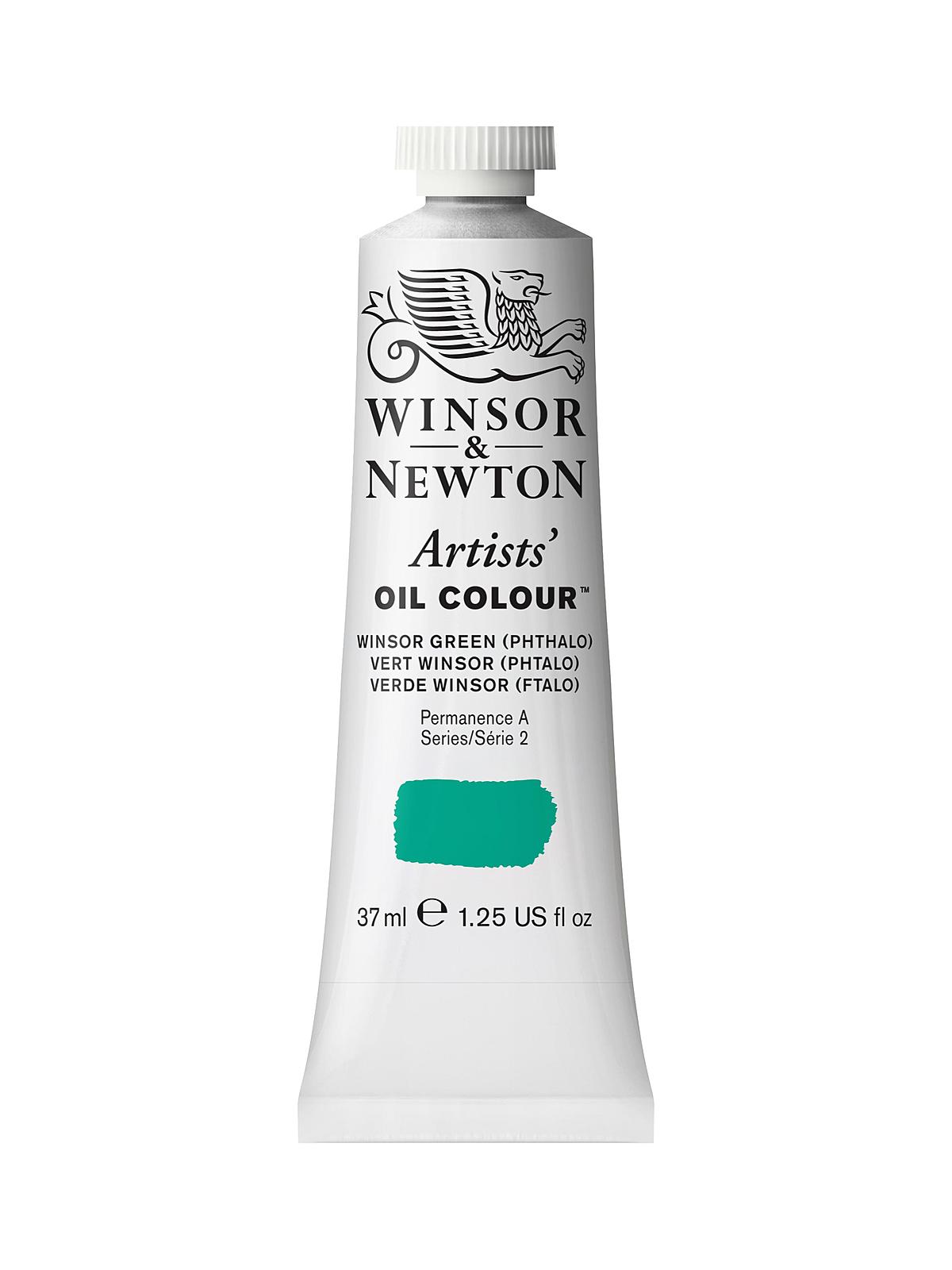 Artists' Oil Colours Winsor green 720 37 ml