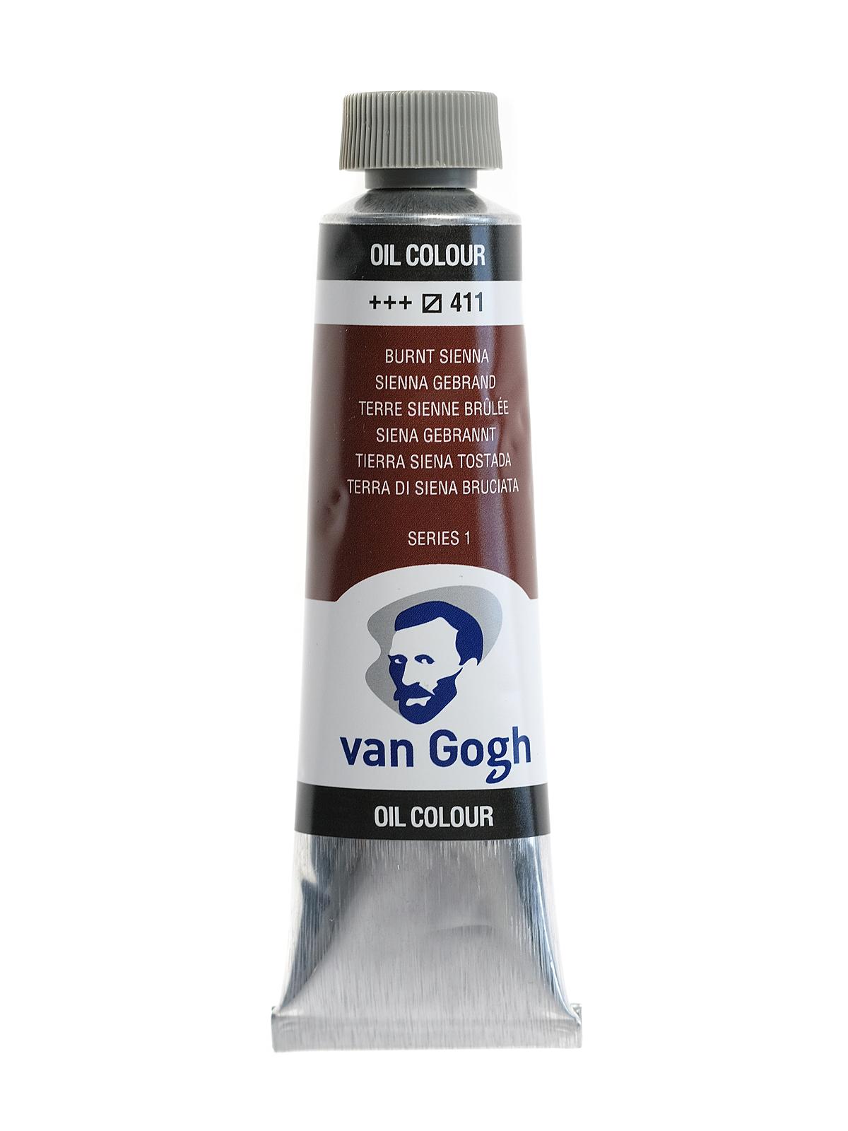 Oil Color burnt sienna 40 ml (1.35 oz)