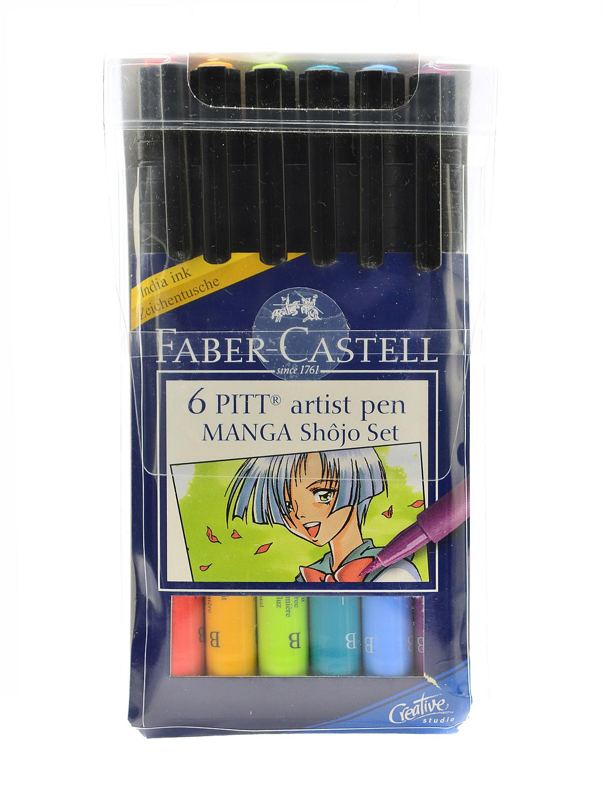Manga Pen Sets manga shojo set of 6