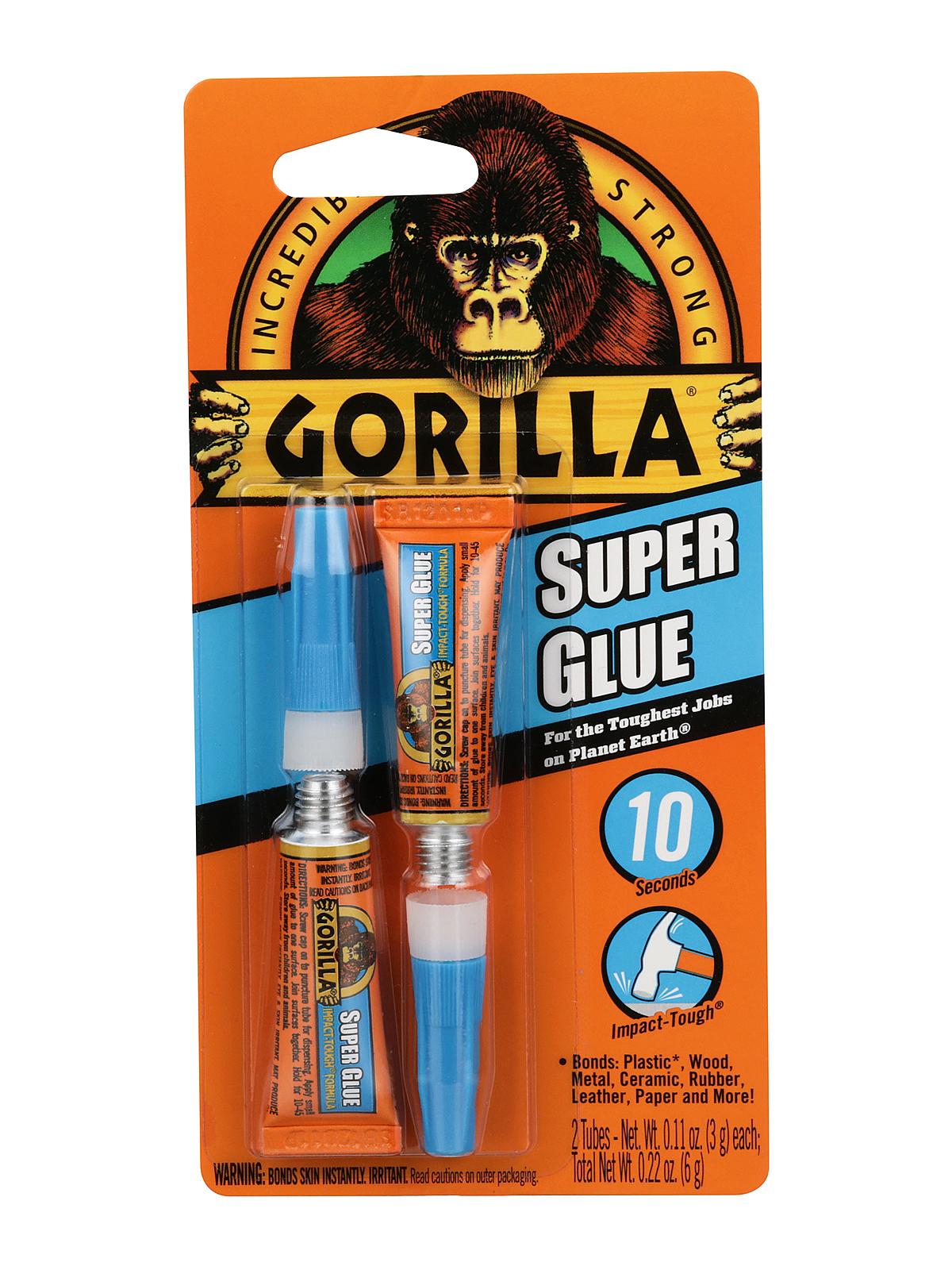 Super Glue Gel 3 g pack of 2 tubes