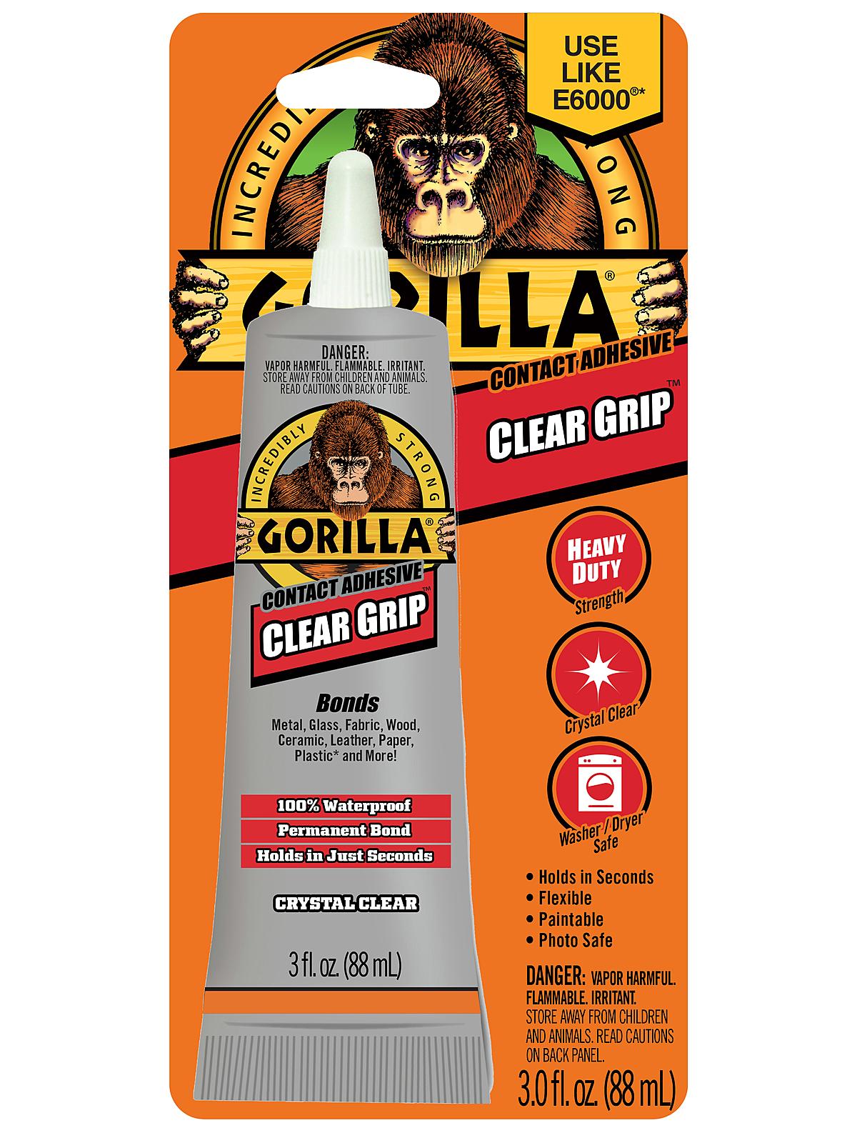 Clear Grip Adhesive 3 oz. tube